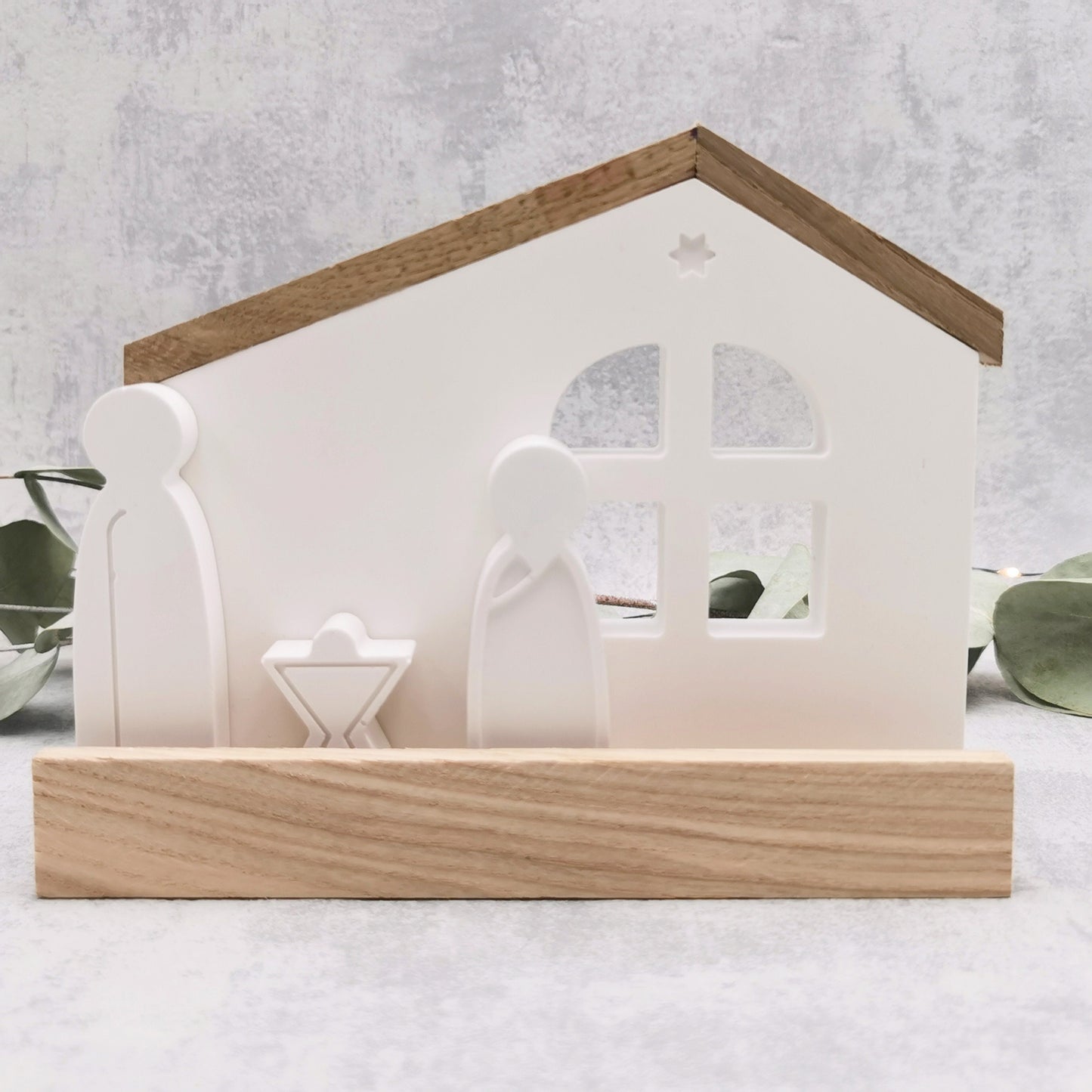 Weihnachtskrippe - SkandiZauber - kleine Krippe