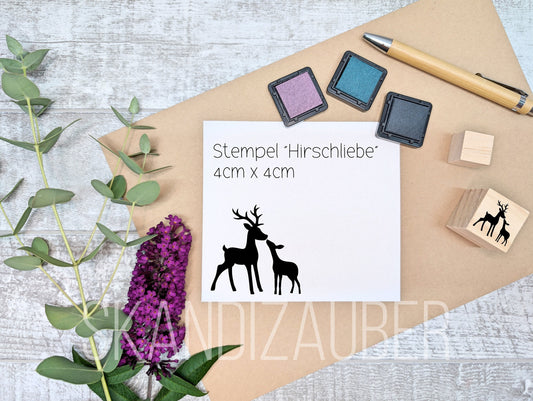 Stempel Hirschliebe * Winter * Weihnachten * Stempelliebe * Hirsch * Reh