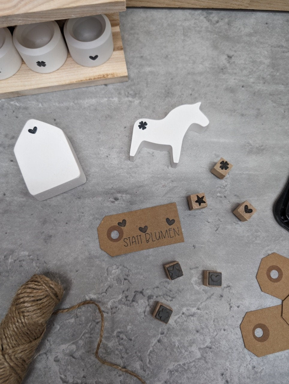 Ministempel * kleine Stempel * ideal für gegossene Deko und Anhänger