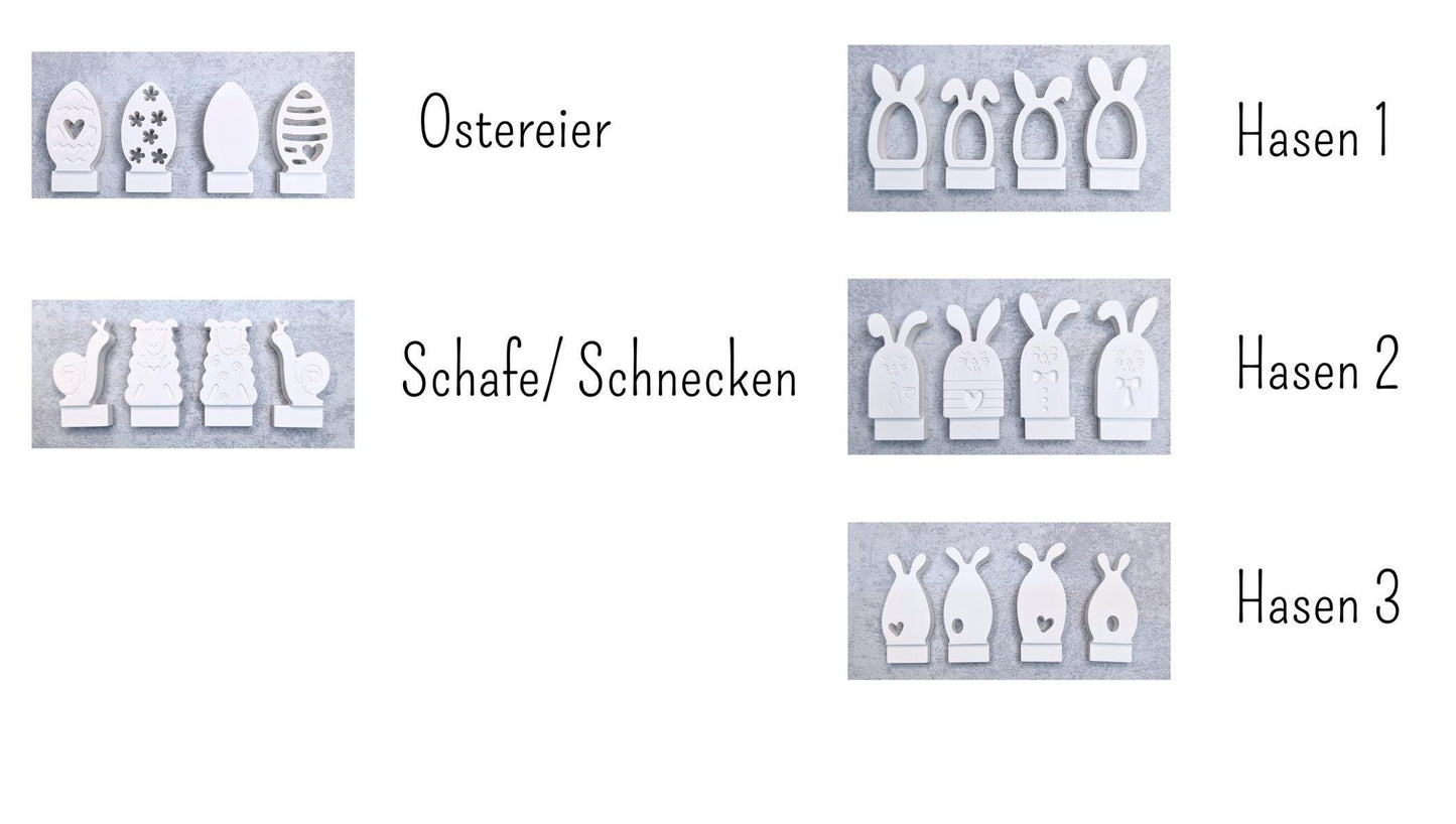 Osterbande * Osterkranz * Dekoteller * Häuschenkranz * verschiedene Motive