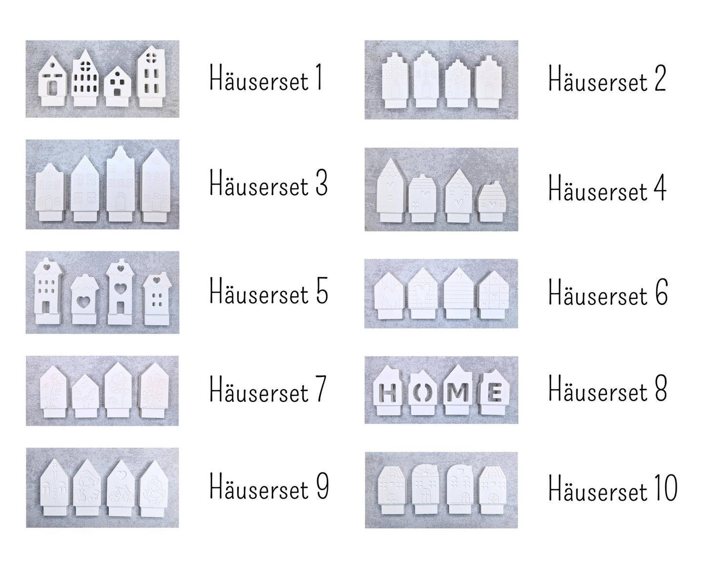 Osterbande * Osterkranz * Dekoteller * Häuschenkranz * verschiedene Motive