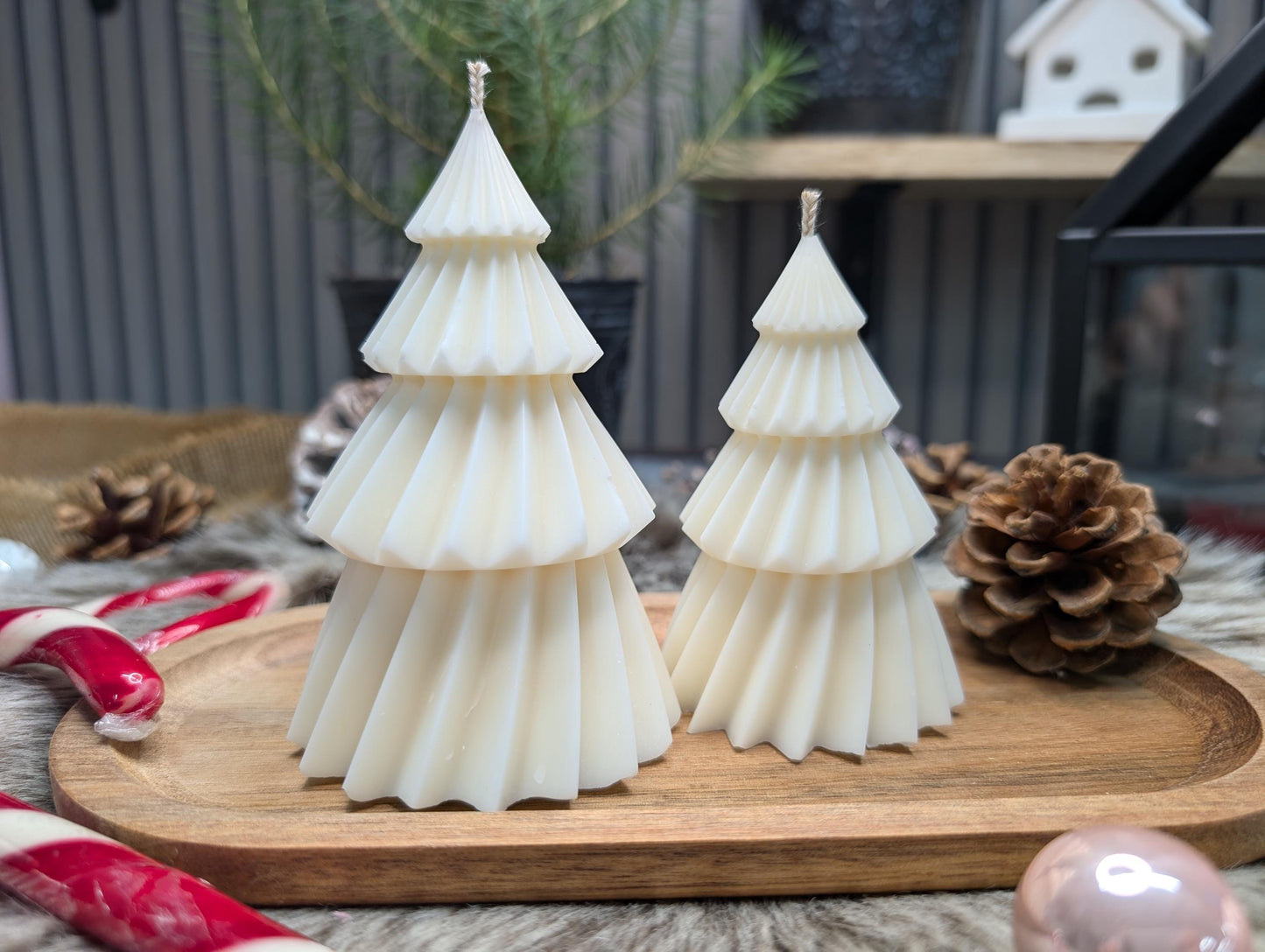 Weihnachtskerze * Tannenbaumkerze * 2er Set oder einzeln * Weihnachtsdeko * Geschenkidee