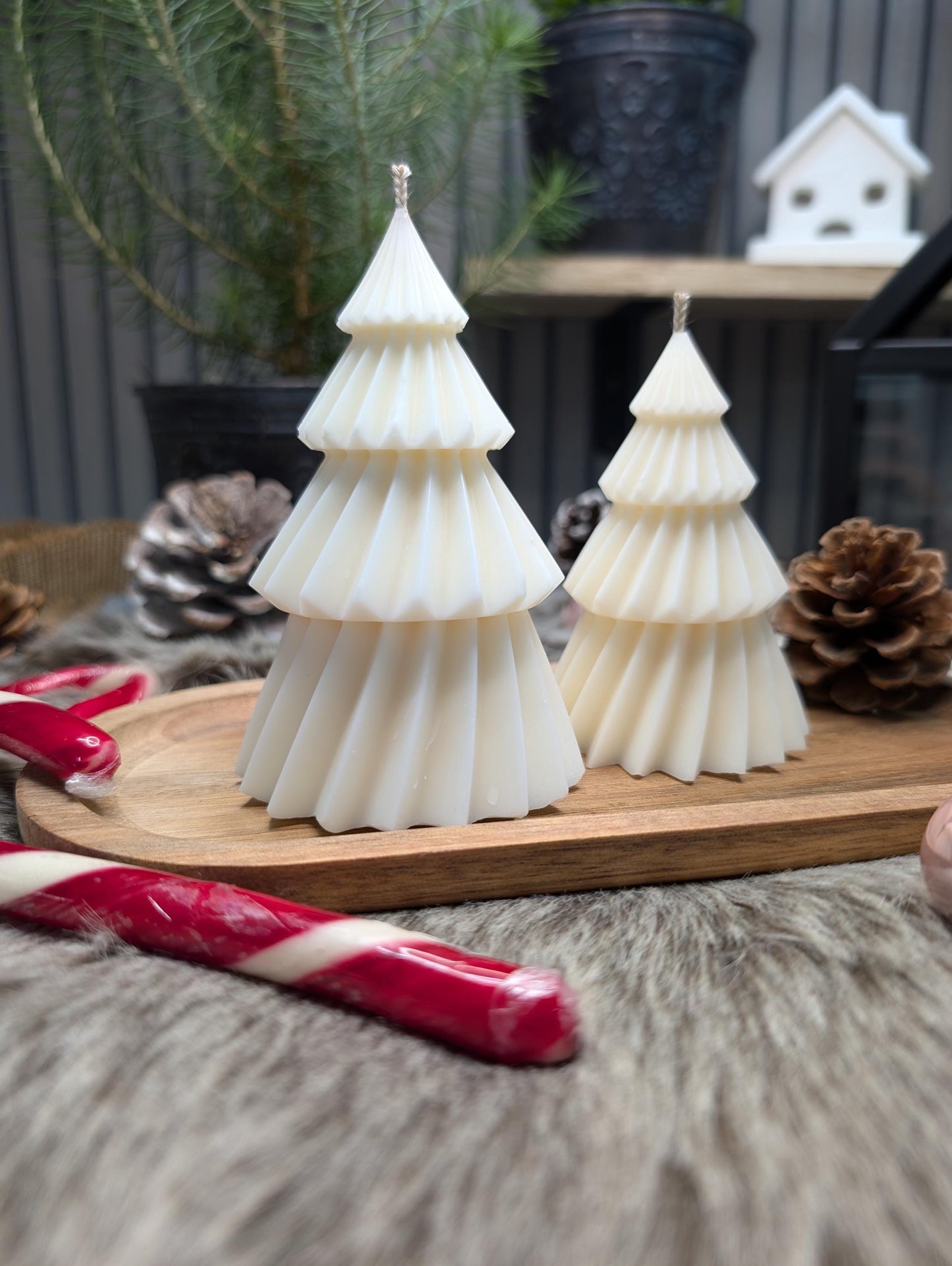 Weihnachtskerze * Tannenbaumkerze * 2er Set oder einzeln * Weihnachtsdeko * Geschenkidee