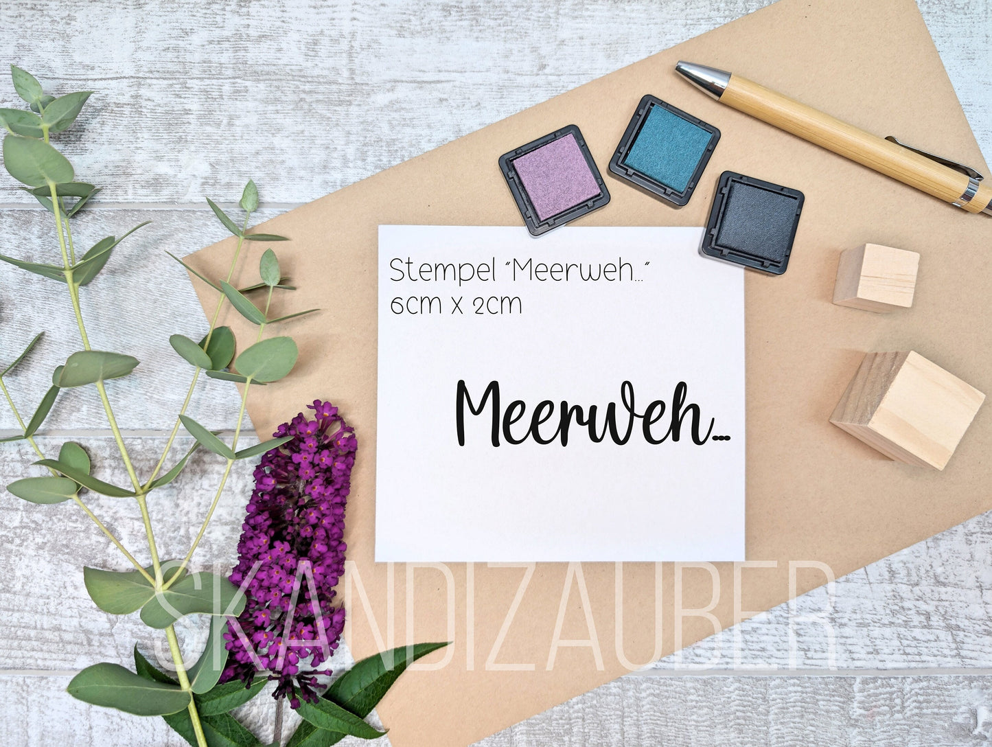 maritimer Stempel * Meerweh * ideal für gegossene Deko, Karten und Anhänger