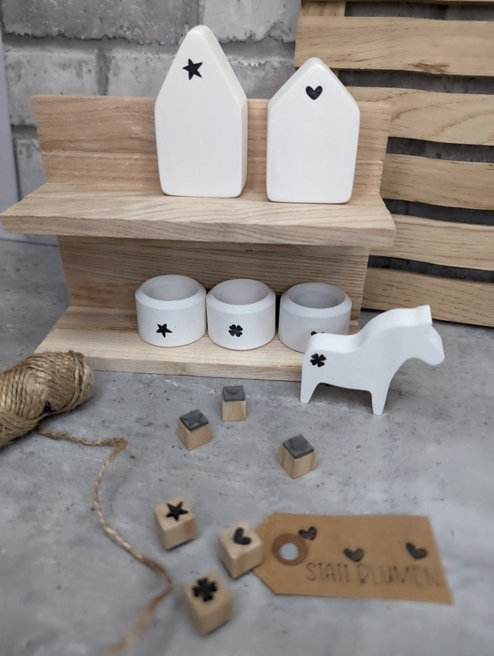 Ministempel * kleine Stempel * ideal für gegossene Deko und Anhänger