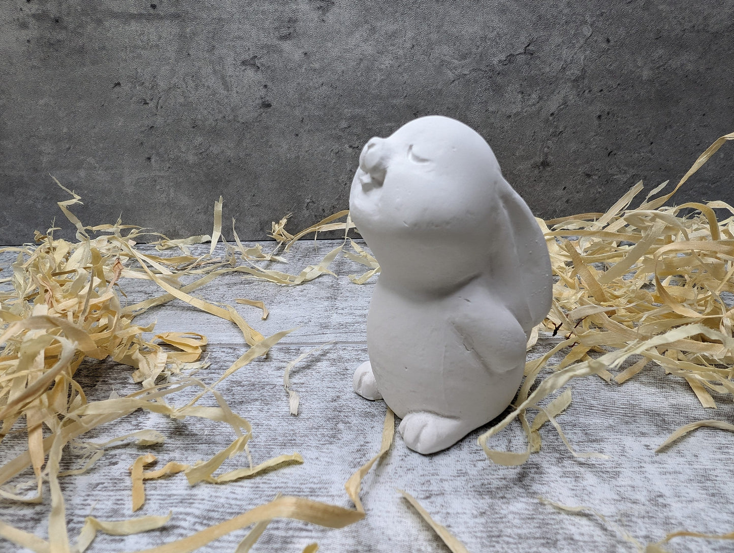 Osterdeko * kleine Dekofiguren * weiß * Osterhase * Huhn