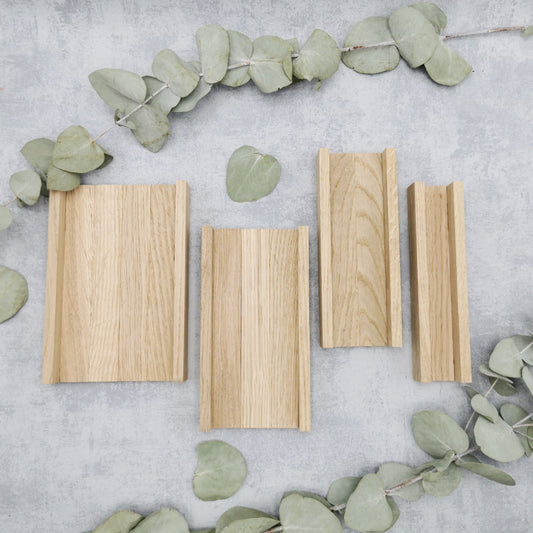 Holz Geschenkbox von SkandiZauber aus Eiche in der 1er Größe, ideal für kreative Gestaltungen und Geschenke