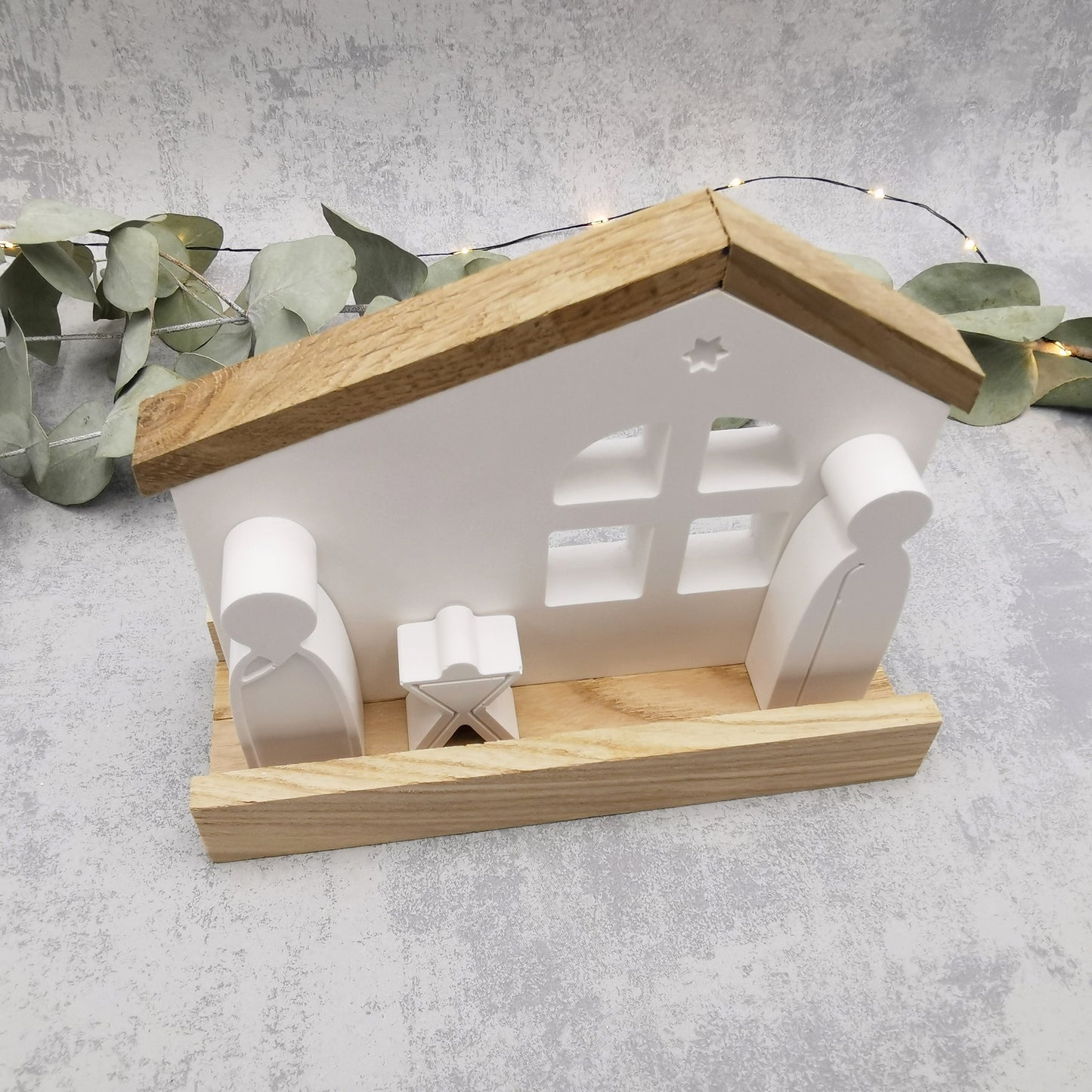 Weihnachtskrippe - SkandiZauber - kleine Krippe