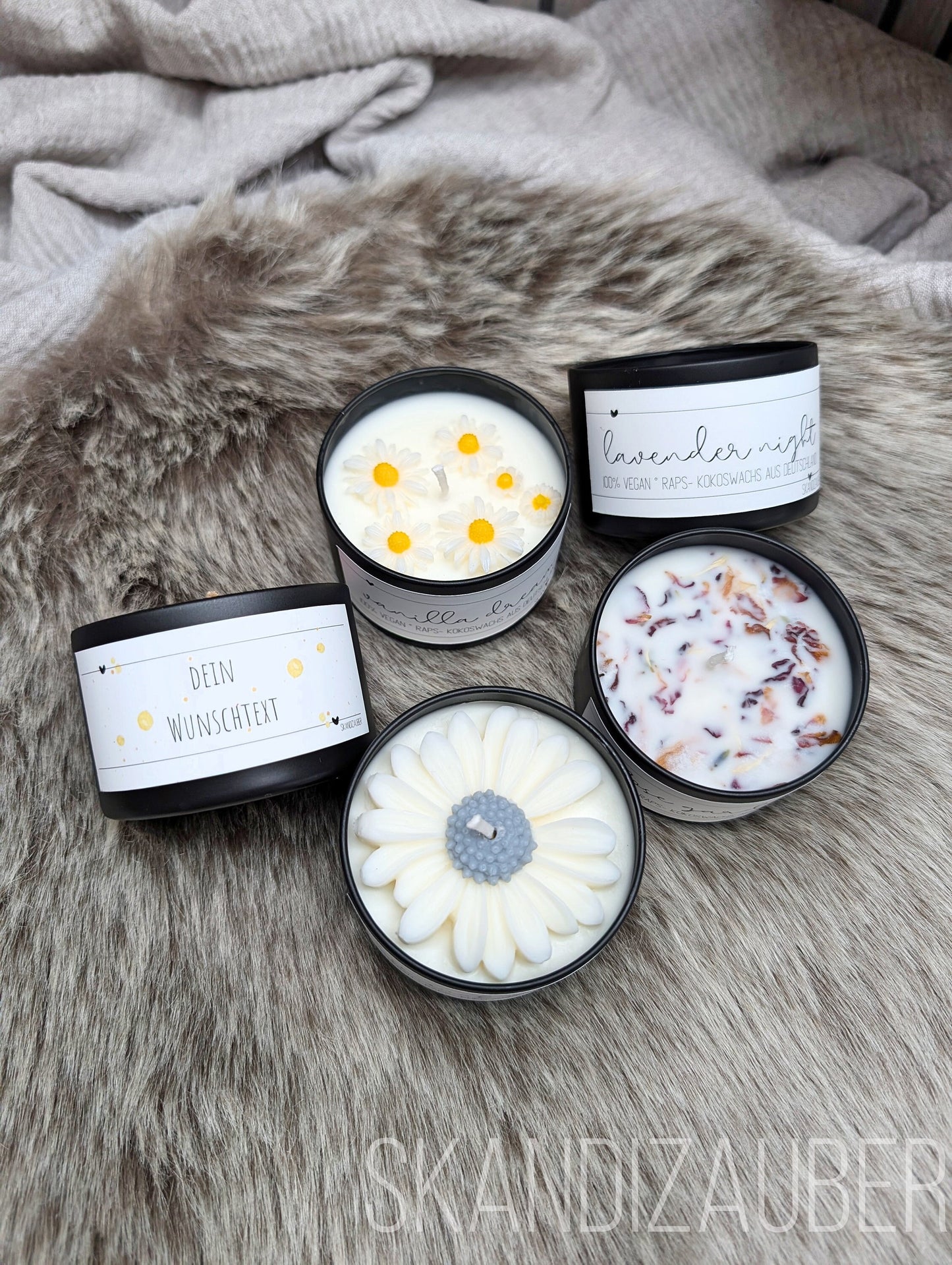 Personalisierte Duftkerze individuell gestalten - SkandiZauber