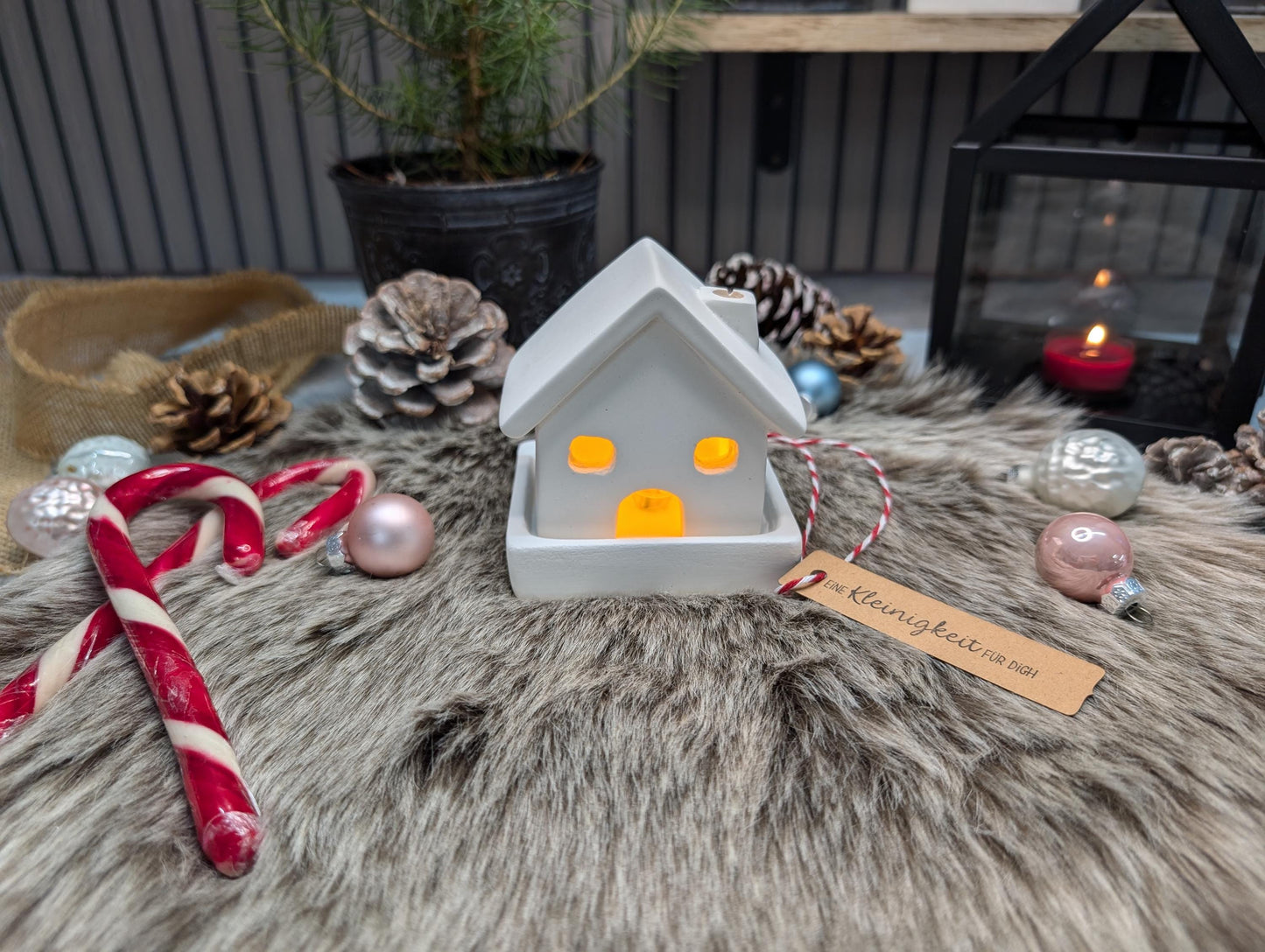 Lichthaus * Räucherhäuschen * Dekohaus * Skandizauber * Deko * Weihnachten * Winter * Teelichthäuschen