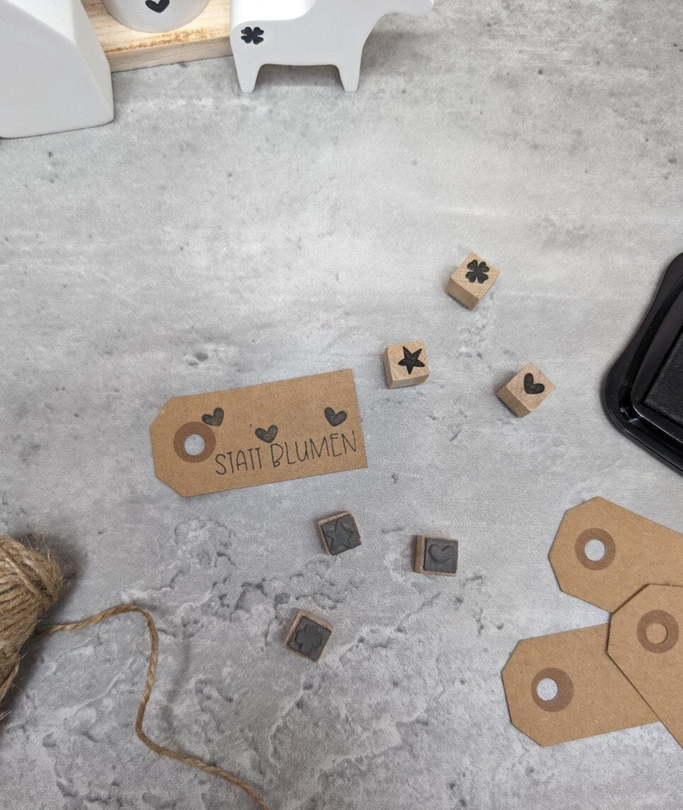 Ministempel * kleine Stempel * ideal für gegossene Deko und Anhänger