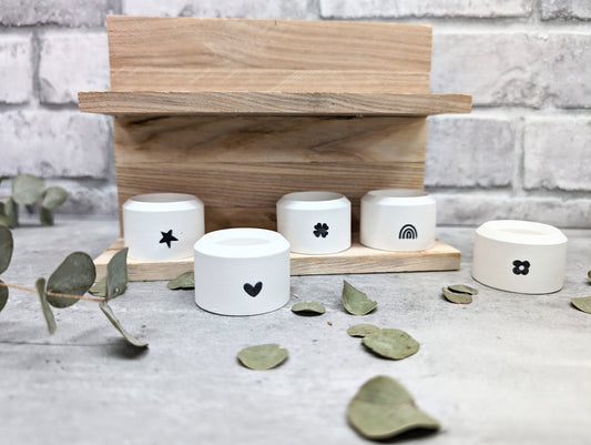 Kerzenhalter * Stabkerzenhalter * schlicht * mit Motiv * im Set oder einzeln