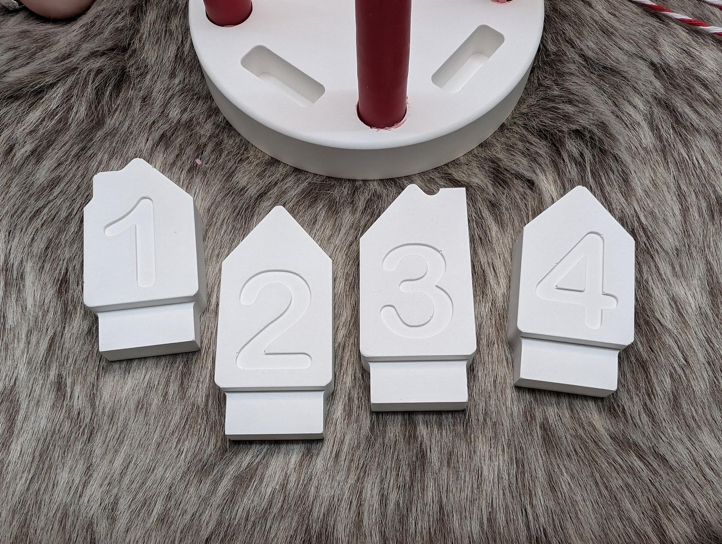 kleiner Adventskranz * Geschenkidee * Winterdeko * Weihnachtsdeko