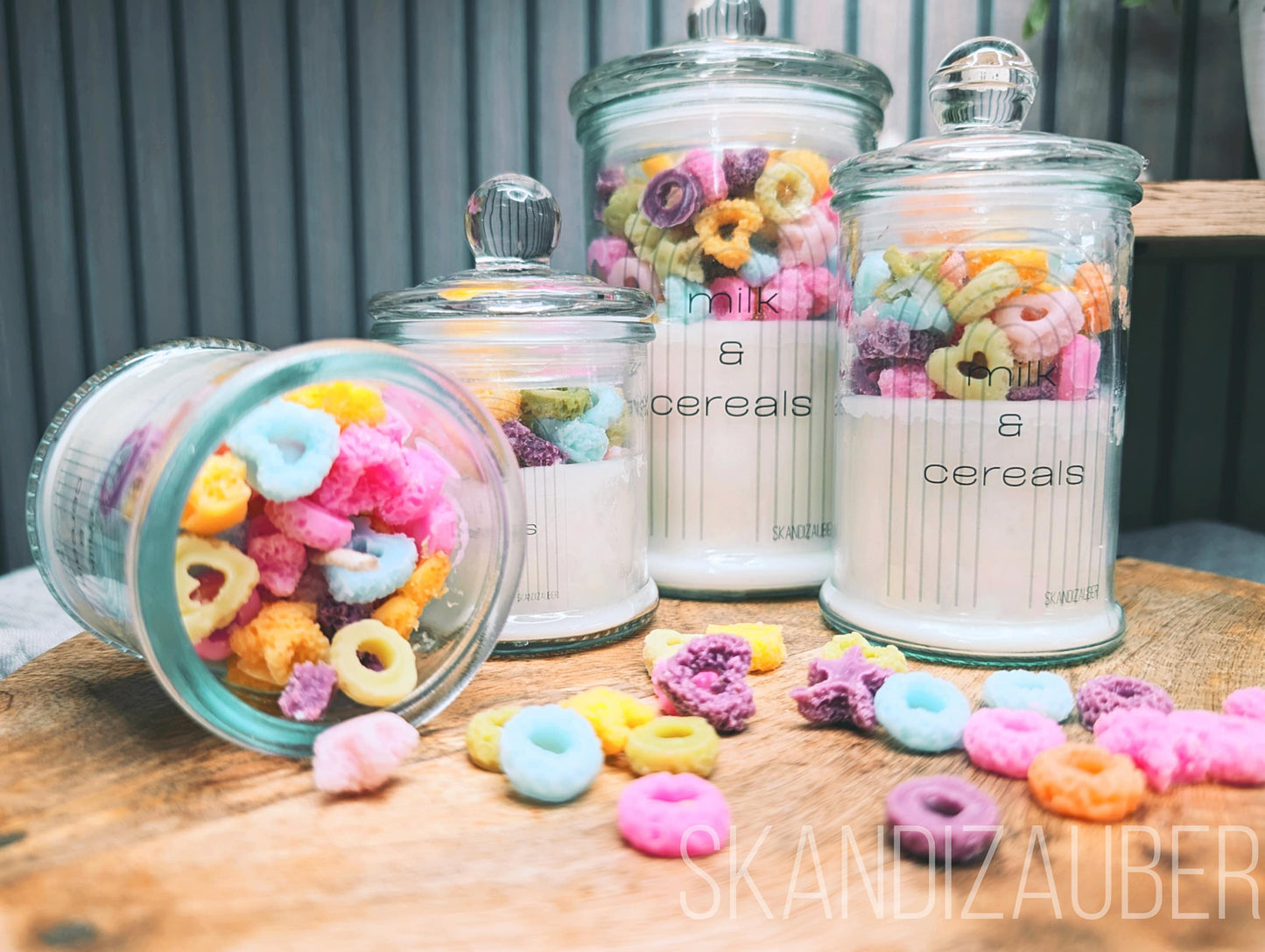 Cornflakeskerze * 3 verschiedene Größen * Müsli * Spaßkerze * Geschenkidee