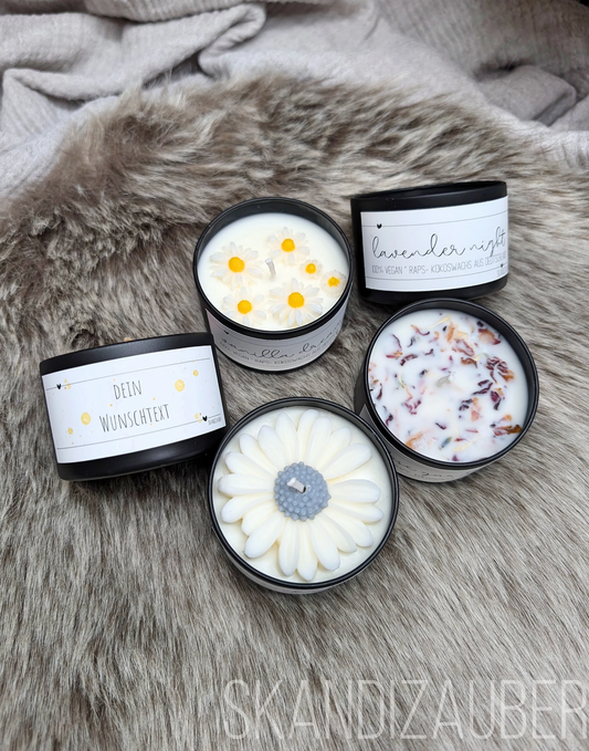 Personalisierte Duftkerze individuell gestalten - SkandiZauber
