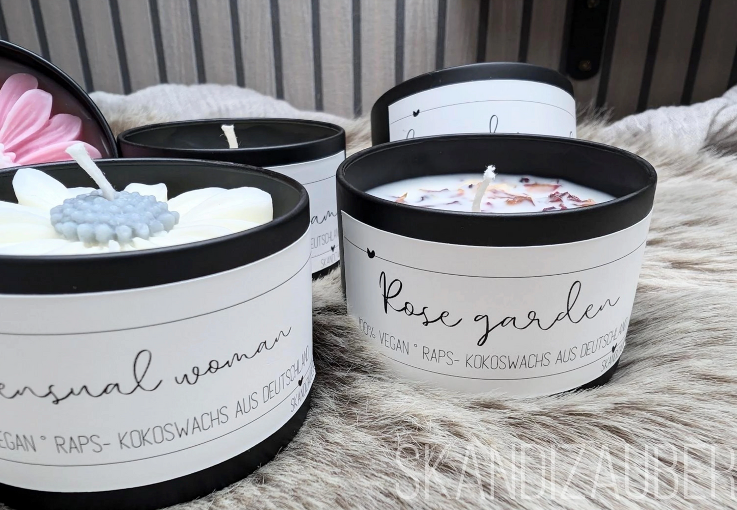 Personalisierte Duftkerze individuell gestalten - SkandiZauber