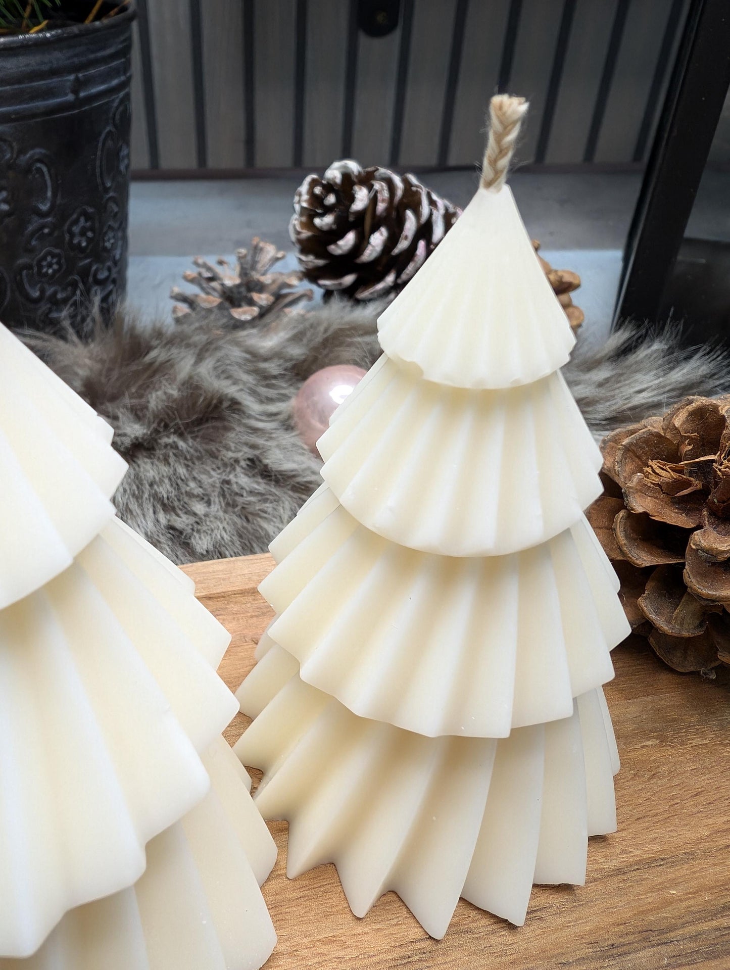 Weihnachtskerze * Tannenbaumkerze * 2er Set oder einzeln * Weihnachtsdeko * Geschenkidee