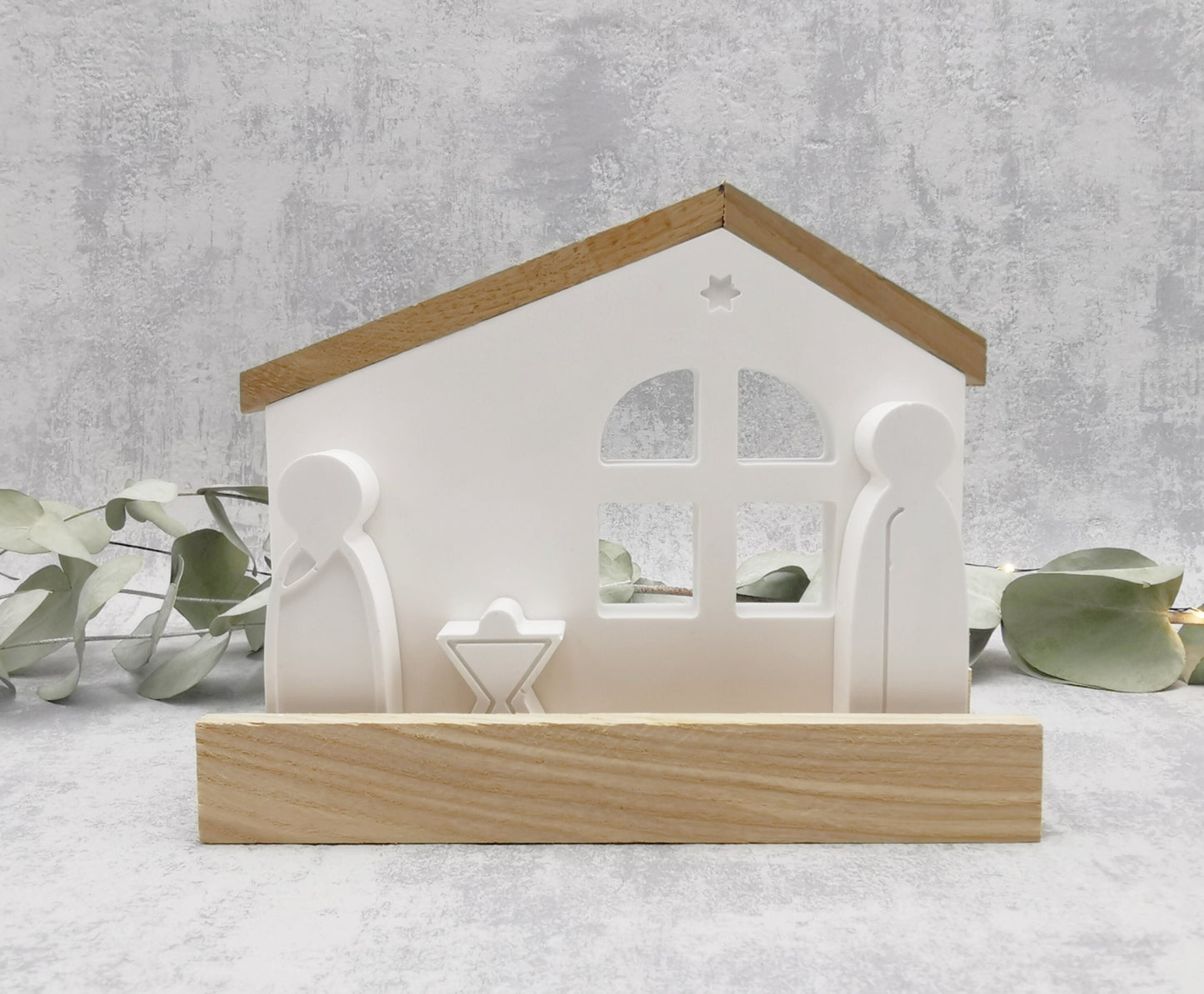 Weihnachtskrippe - SkandiZauber - kleine Krippe