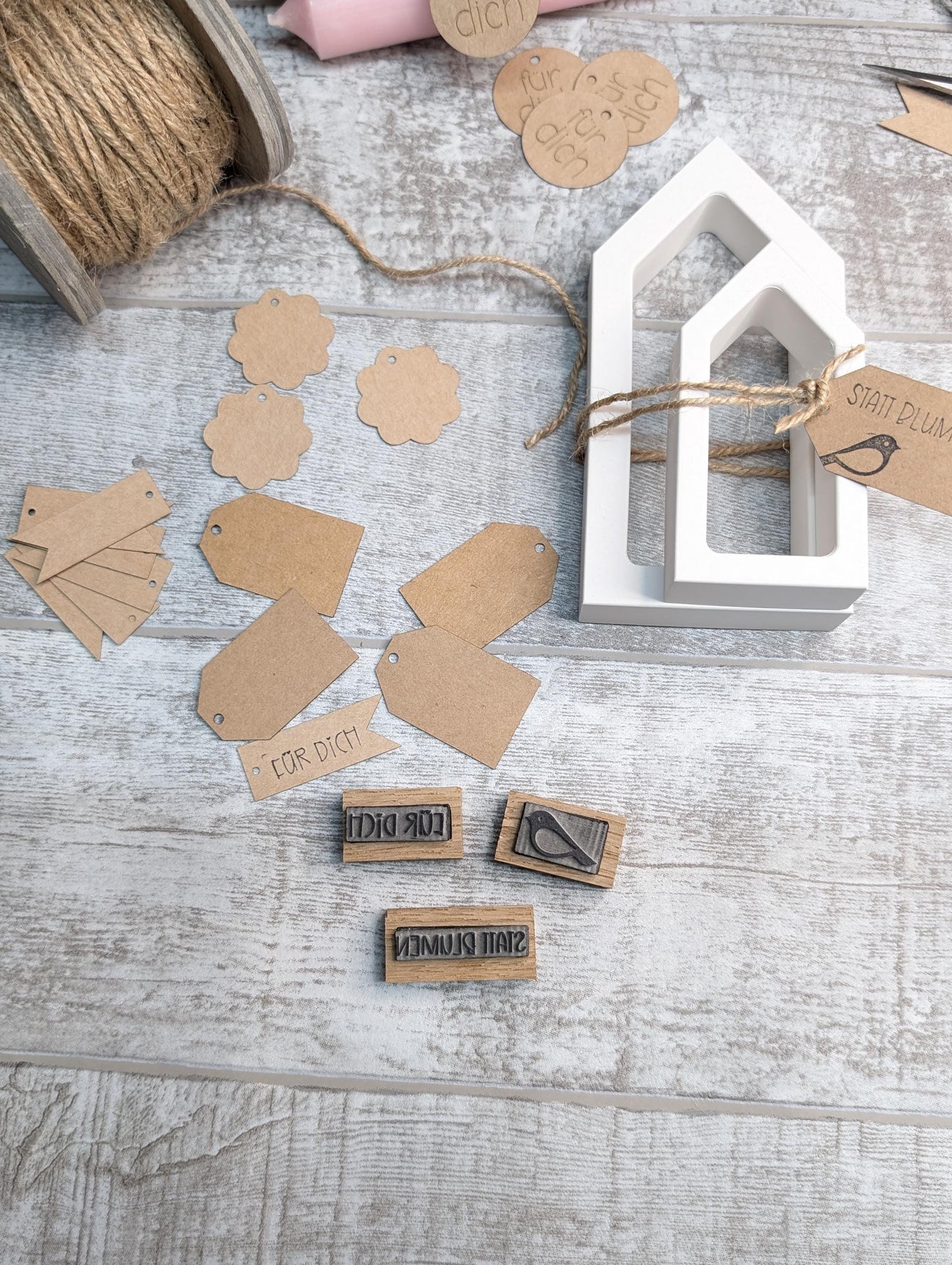 Ministempel * happy birthday * kleine Stempel * ideal für gegossene Deko und Anhänger