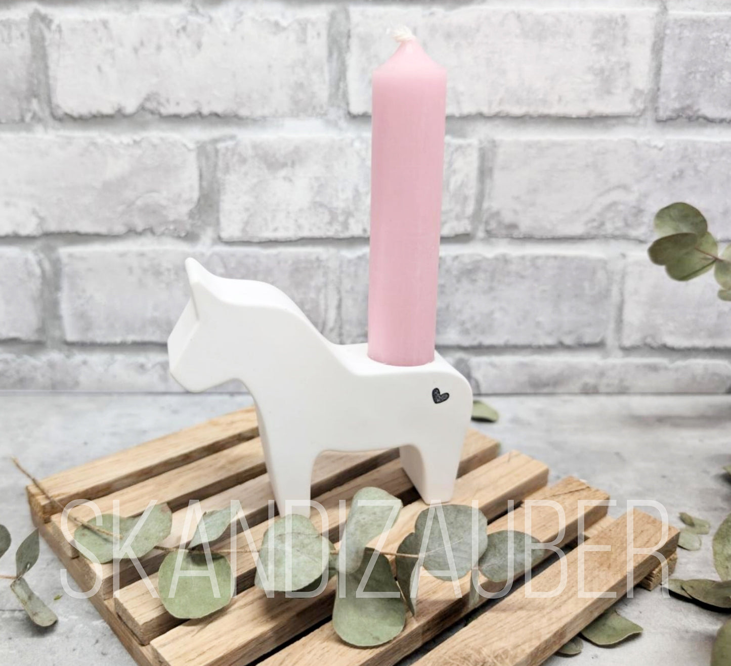 Kerzenständer * Dalapferdchen * Deko * Schwedenhaus * Skandizauber * Landhaus