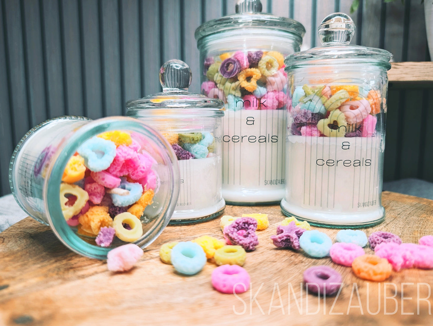Cornflakeskerze * 3 verschiedene Größen * Müsli * Spaßkerze * Geschenkidee