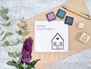 Stempel Häuserliebe * verschiedene Motive wählbar * ideal für gegossene Deko, Karten und Anhänger