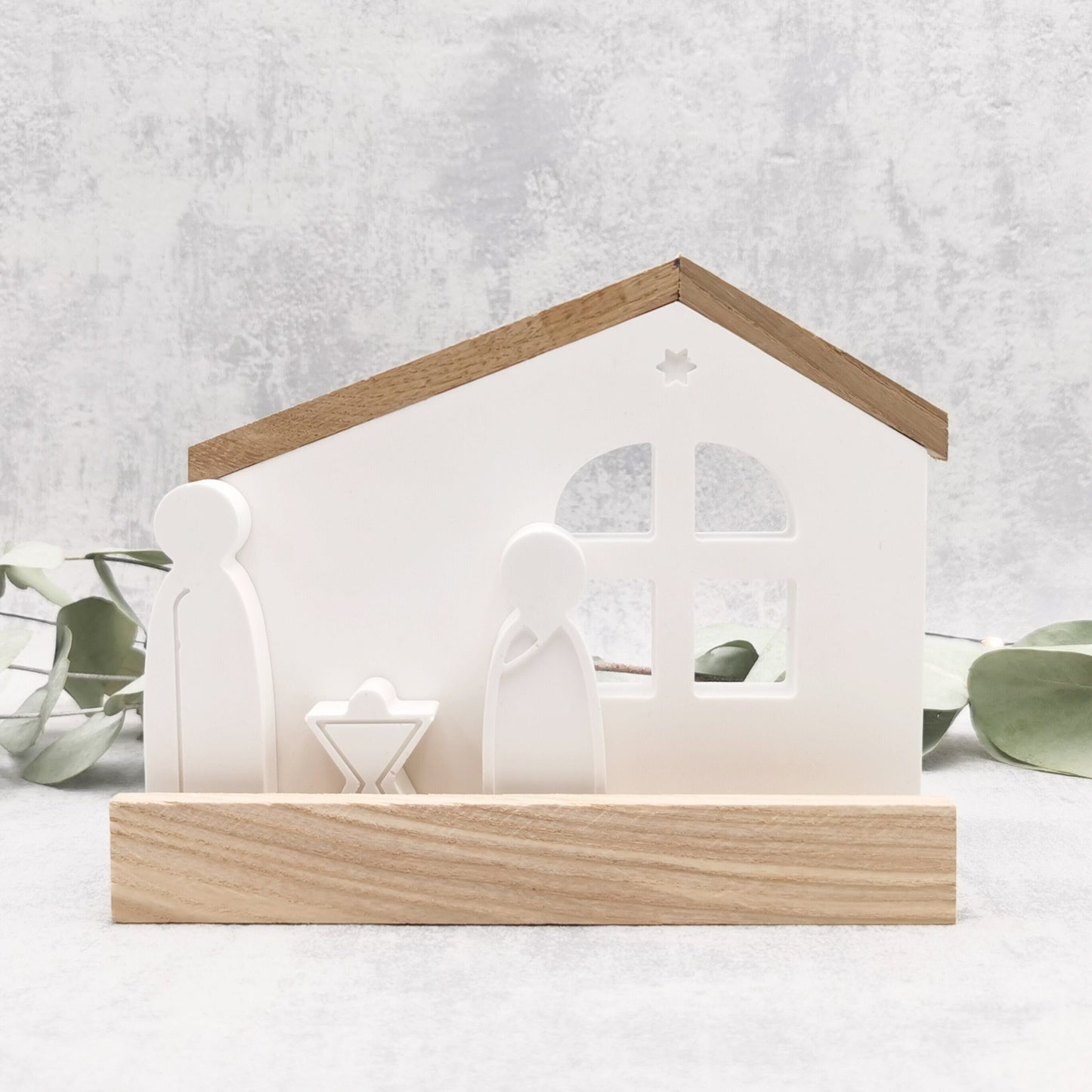 Weihnachtskrippe - SkandiZauber - kleine Krippe