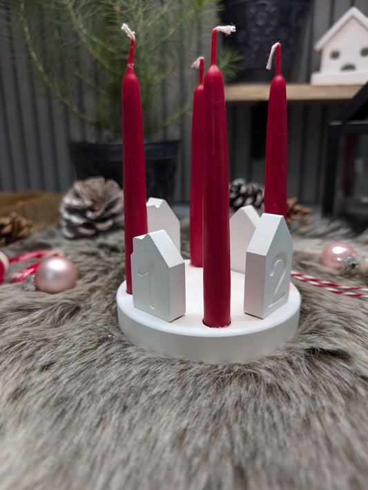 kleiner Adventskranz * Geschenkidee * Winterdeko * Weihnachtsdeko